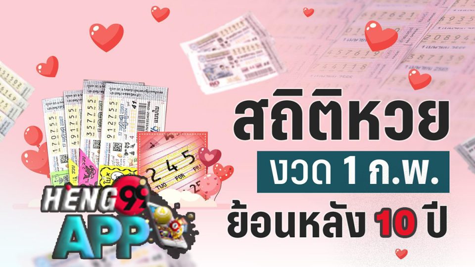 สถิติหวยออกย้อนหลัง 10 ปี - " lottery"