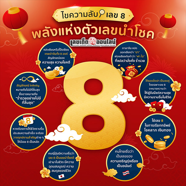 รูปภาพไขความลับเลข 8ของ lekdedonline