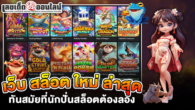 รูปภาพรวมทุกความทันสมัยที่นักปั่นสล็อตต้องลองของ lekdedonline