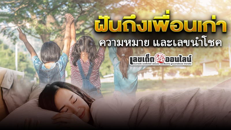 รูปภาพความหมายและเลขนำโชคฝันถึงเพื่อนเก่าของ lekdedonline
